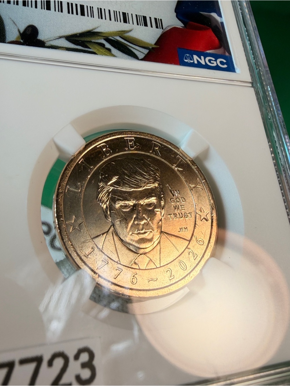 1776–2026 President Donald J. Trump Semiquincentennial $1 Coin – NGC MS 65